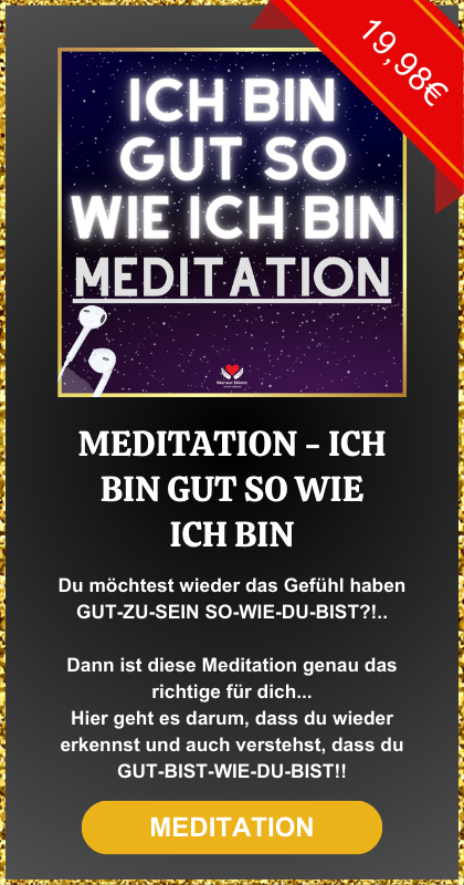 Ich bin gut so wie ich bin Meditation Shop Widget