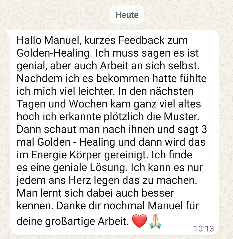 Feedback Golden-Healing