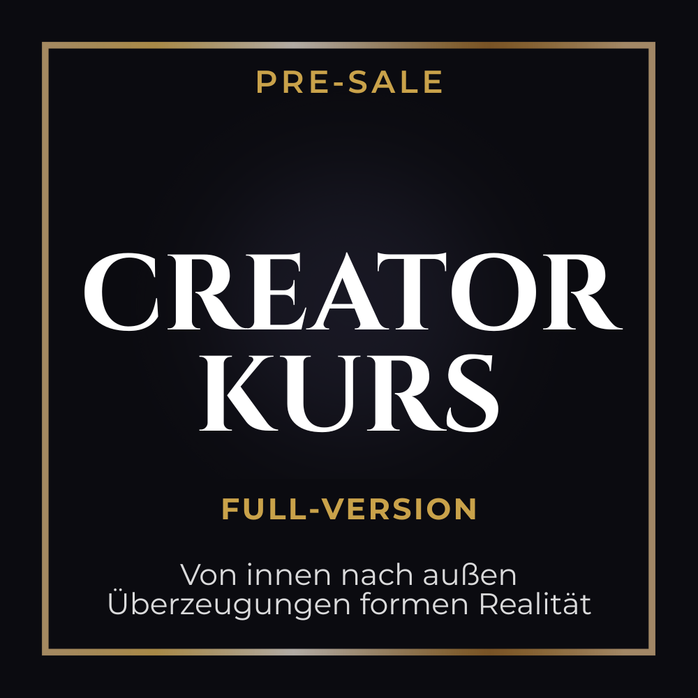 Creator-Kurs Full Version Pre-Sale Cover
