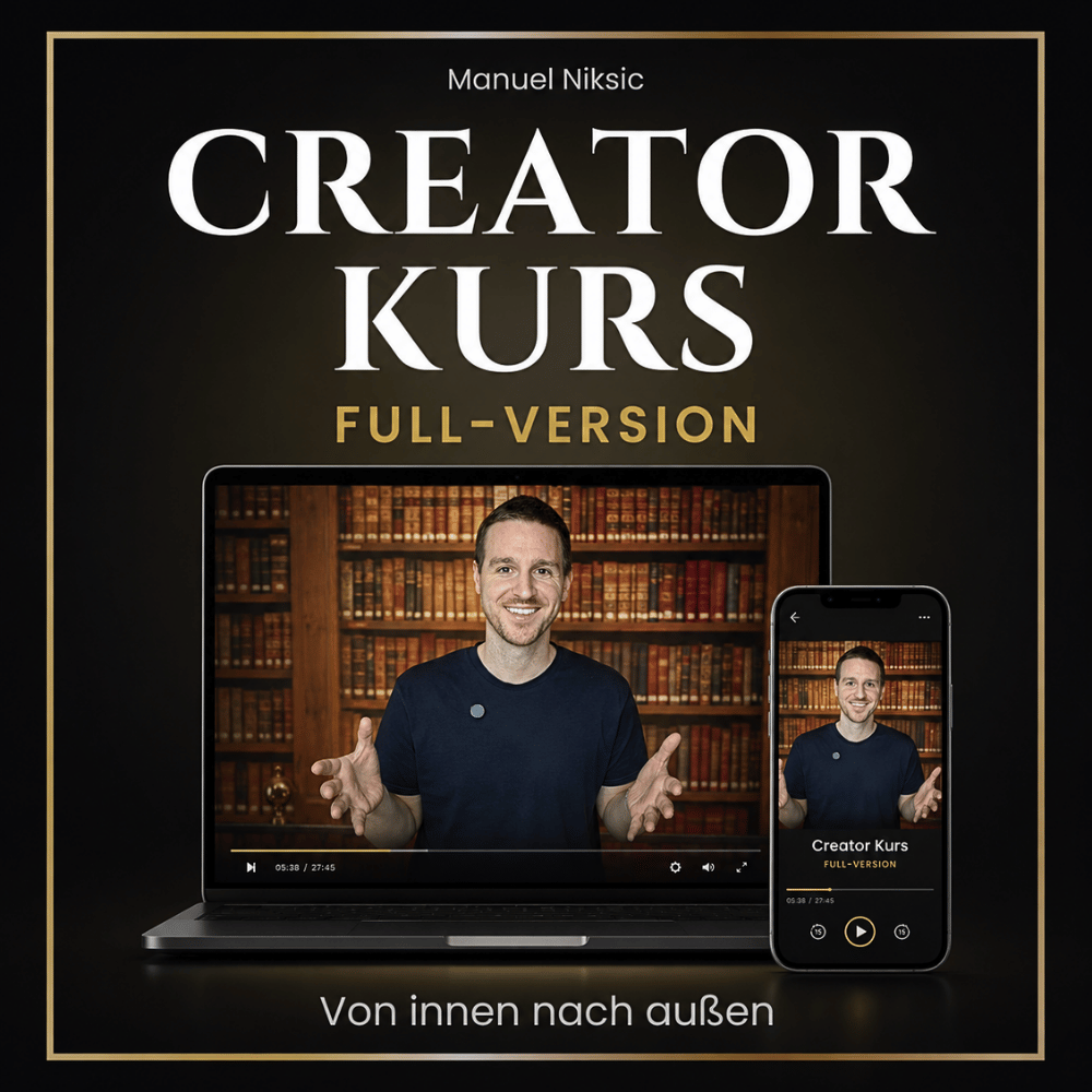 Creator-Kurs Full-Version von Manuel Niksic